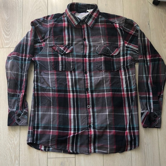 UNIONBAY Flannel Shirt - Picture 1 of 8
